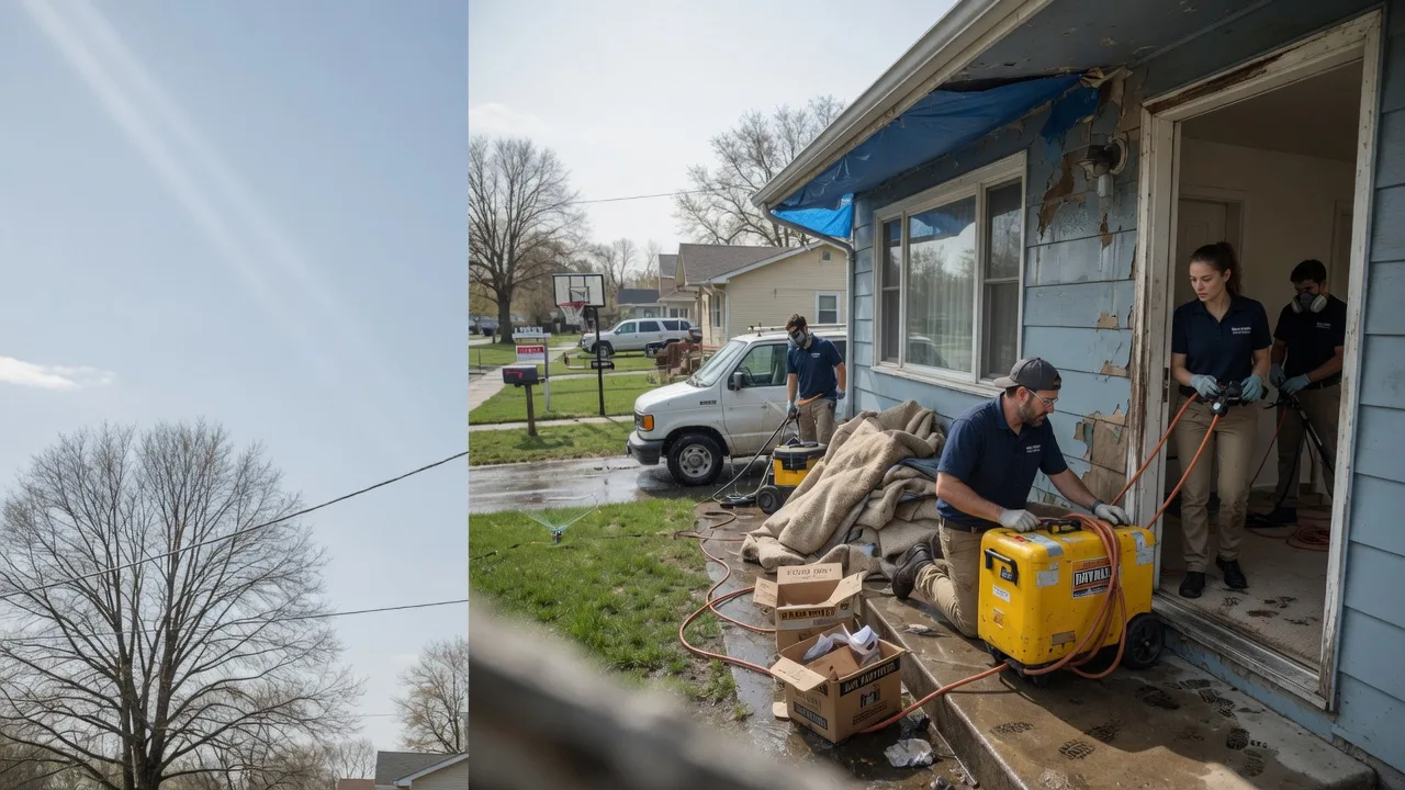 Basement Flood Cleanup in Starbuck, MN near me